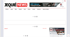 Desktop Screenshot of jequienews.com